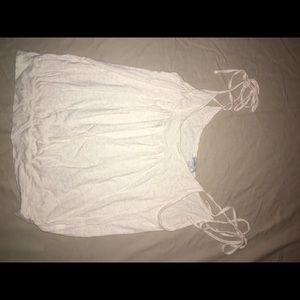 Old navy cream tank top sz m